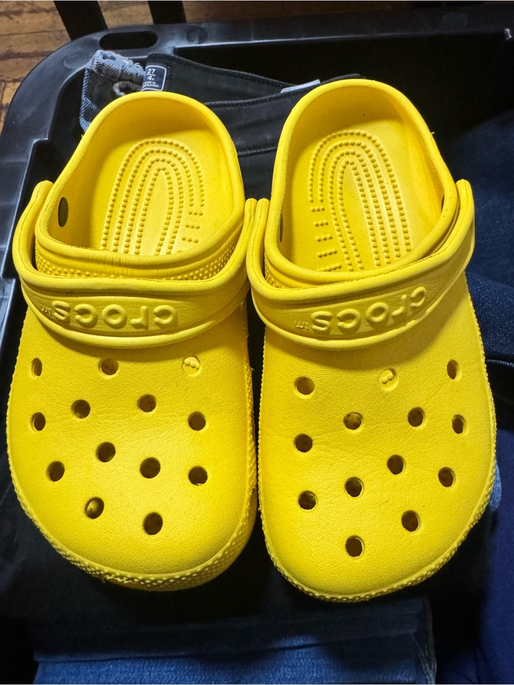 CROCS Kids Water Clogs in Bright Yellow